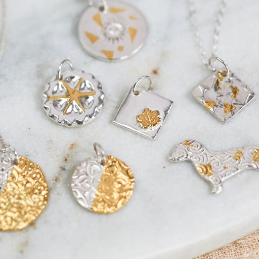 Adding Gold to Metal Clay